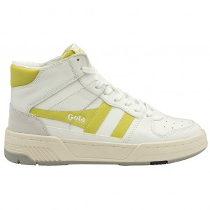 Gola Classics Allcourt High Sneakers Blancas Colombia | 137HKFXWA