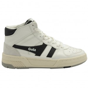 Gola Classics Allcourt High Sneakers Blancas Negras Colombia | 483VDQCJG