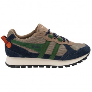 Gola Classics Altitude Sneakers Azul Marino Verde Colombia | 763CAEUYQ