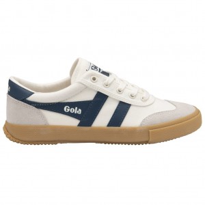 Gola Classics Badminton Plimsoll Sneakers Blancas Colombia | 713ZMJFSB