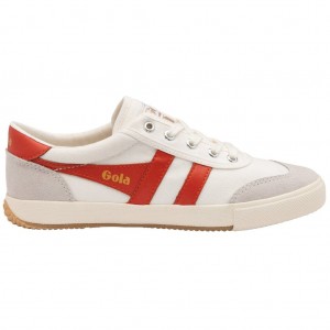 Gola Classics Badminton Plimsoll Sneakers Blancas Colombia | 870RMFVJC