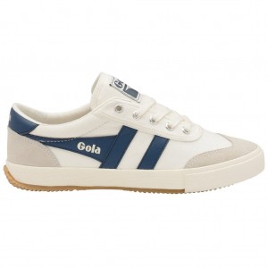 Gola Classics Badminton Plimsoll Sneakers Blancas Colombia | 751THIYFC