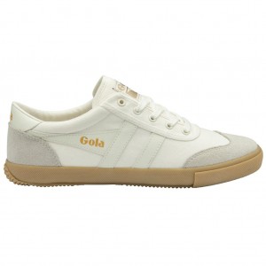 Gola Classics Badminton Plimsoll Sneakers Blancas Colombia | 476BESGJN