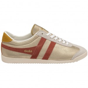 Gola Classics Bullet Blaze Sneakers Doradas Naranjas Colombia | 713CDSLBT