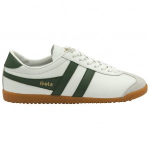 Gola Classics Bullet Leather Sneakers Blancas Colombia | 907VSLYZO