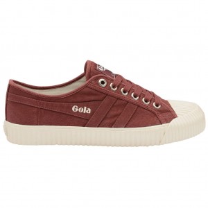 Gola Classics Cadet Plimsoll Shoes Burdeos Blancas Colombia | 761MPVDAE