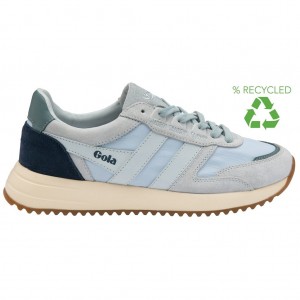 Gola Classics Chicago Sneakers Azules Azules Colombia | 950PIMHJG