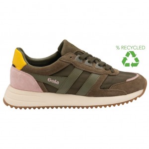 Gola Classics Chicago Sneakers Kaki Kaki Colombia | 507BZLUQX