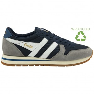 Gola Classics Daytona Chute Sneakers Azul Marino Blancas Colombia | 428HNRZLC