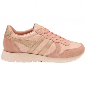 Gola Classics Daytona Lizard Sneakers Rosas Doradas Colombia | 417BLSJDX