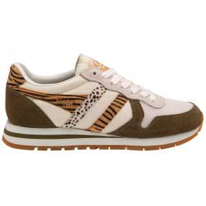 Gola Classics Daytona Safari Sneakers Blancas Kaki Colombia | 603KJARQO