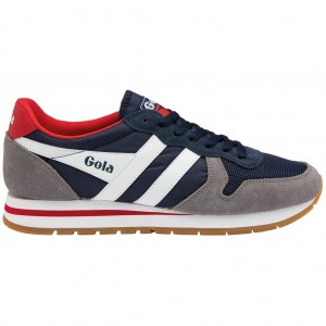 Gola Classics Daytona Sneakers Azul Marino Blancas Colombia | 385AZMPSL