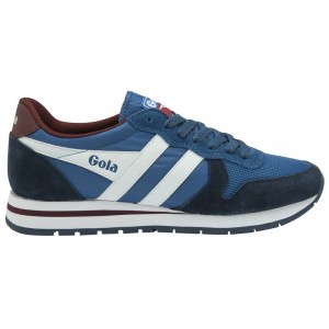 Gola Classics Daytona Sneakers Azules Azul Marino Blancas Colombia | 827ZELYCN