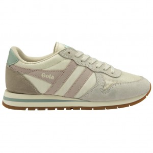 Gola Classics Daytona Sneakers Blancas Rosas Colombia | 096KPHWGU