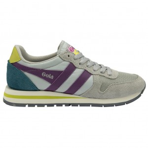 Gola Classics Daytona Sneakers Gris Claro Colombia | 291QGTJHI