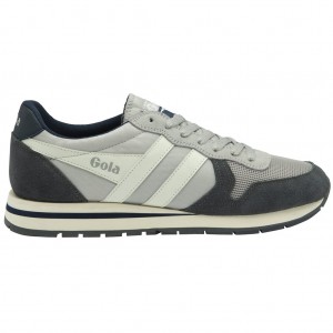 Gola Classics Daytona Sneakers Gris Claro Blancas Colombia | 172ENBRYG