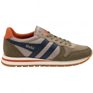 Gola Classics Daytona Sneakers Kaki Azul Marino Colombia | 045HRNZUT