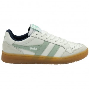 Gola Classics Eagle '86 Sneakers Blancas Azul Marino Colombia | 169QKASTM