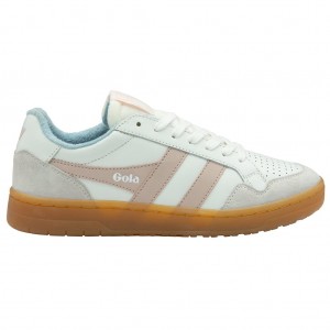 Gola Classics Eagle '86 Sneakers Blancas Rosas Colombia | 645BCXSHU