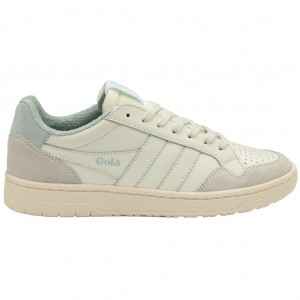 Gola Classics Eagle Sneakers Blancas Azules Colombia | 836OWMYQH