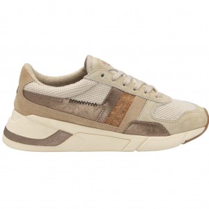 Gola Classics Eclipse Mode Sneakers Wheat Oat Bronze Colombia | 654VHBOLQ