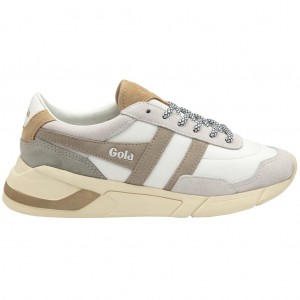 Gola Classics Eclipse Pure Sneakers Blancas Gris Colombia | 295UAOBIF