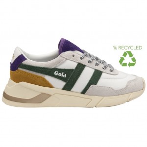Gola Classics Eclipse Pure Sneakers Blancas Fucsia Colombia | 862EAWRPQ
