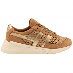 Gola Classics Eclipse Savanna Sneakers Doradas Colombia | 012BFAHUK