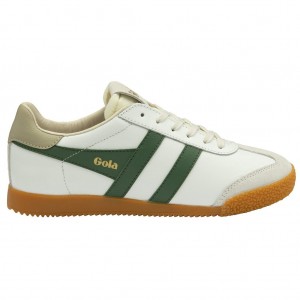Gola Classics Elan Leather Sneakers Blancas Colombia | 209UMLKXH