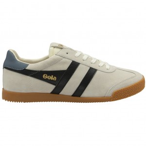 Gola Classics Elan Sneakers Blancas Negras Colombia | 963RYNKIT