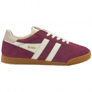 Gola Classics Elan Sneakers Blancas Rosas Colombia | 906ADKHSL