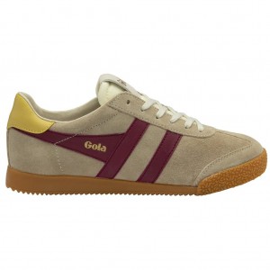 Gola Classics Elan Sneakers Bone Cerise Pollen Colombia | 291WEUBQH