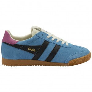 Gola Classics Elan Sneakers Negras Fucsia Colombia | 145ISRAUM