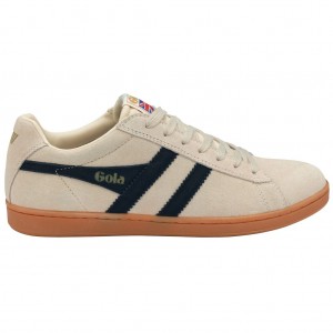Gola Classics Equipe Suede Sneakers Blancas Azules Colombia | 715SNLXFD