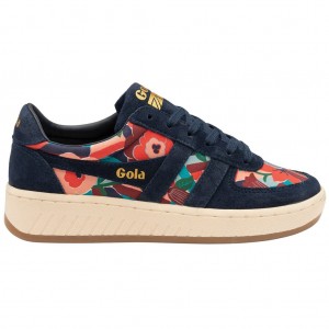 Gola Classics Grandslam LBTY BL Sneakers Azul Marino Colombia | 719EZMTOC