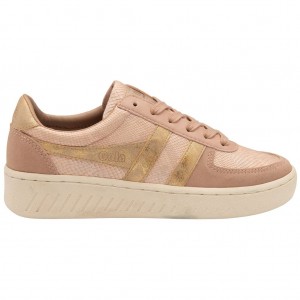Gola Classics Grandslam Lizard Sneakers Rosas Doradas Colombia | 902TNZQHE