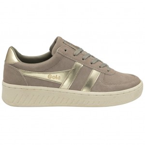 Gola Classics Grandslam Pearl Sneakers Gris Colombia | 624BELKAC