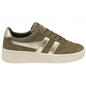 Gola Classics Grandslam Pearl Sneakers Kaki Colombia | 894OTINSZ