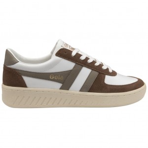 Gola Classics Grandslam Quadrant Sneakers Blancas Colombia | 012EWPASJ