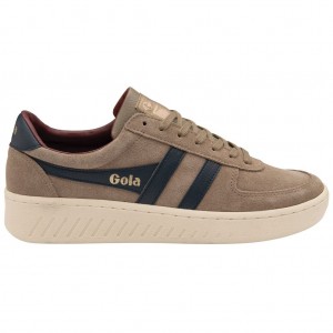 Gola Classics Grandslam Suede Sneakers Azul Marino Burdeos Colombia | 219IFZBOC