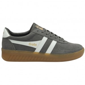Gola Classics Grandslam Suede Sneakers Blancas Colombia | 740DLGSOV