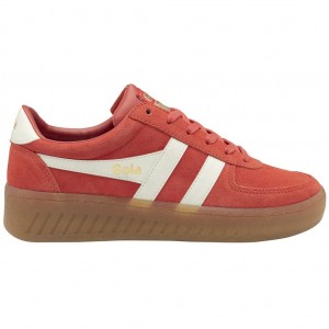 Gola Classics Grandslam Suede Sneakers Coral Blancas Colombia | 738DBHWFY