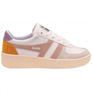 Gola Classics Grandslam Trident Sneakers Blancas Colombia | 056VQDRMH