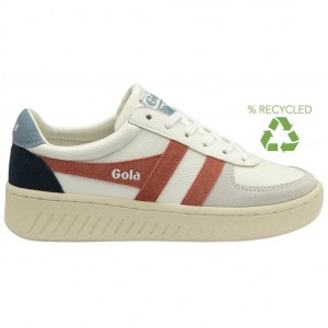 Gola Classics Grandslam Trident Sneakers Blancas Colombia | 375CHPRQA