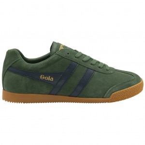 Gola Classics Harrier Suede Sneakers Azul Marino Colombia | 028AMVXKH