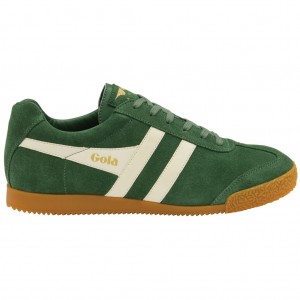 Gola Classics Harrier Suede Sneakers Blancas Colombia | 278AQTYZU