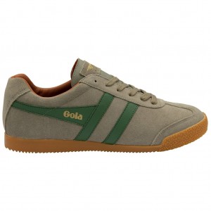 Gola Classics Harrier Suede Sneakers Naranjas Colombia | 560XCQVLB