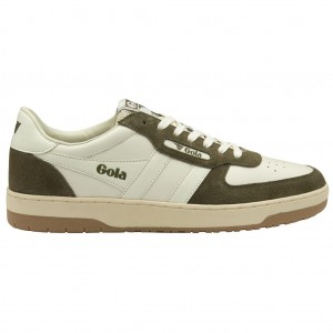 Gola Classics Hawk '89 Sneakers Blancas Kaki Colombia | 329DRKVYH
