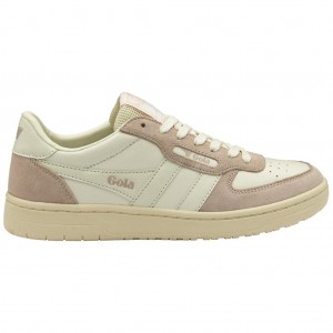 Gola Classics Hawk '89 Sneakers Blancas Rosas Blancas Colombia | 582NLRBEZ