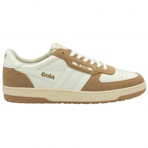 Gola Classics Hawk '89 Sneakers Blancas Verde Menta Colombia | 098IMXPAK